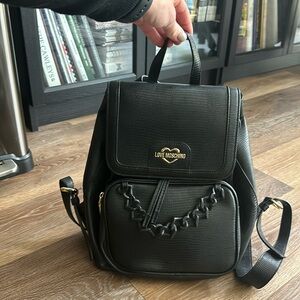 Love Moschino Leather Backpack